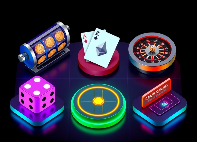 Danh sách các trò chơi blockchain nổi bật tại QQ88 bao gồm slot, poker, roulette và crash game